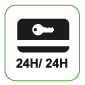 Accueil par carte bancaire 24h/24